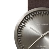 D42 steel case brown leather strap tube watch leff amsterdam design by piet hein eek zoom