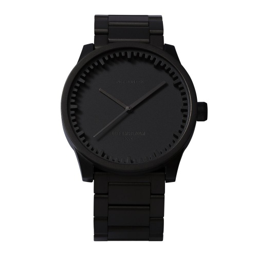 S42 black tube watch leff amsterdam design by piet hein eek