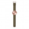D38 rose glod case sand green cordura strap tube watch leff amsterdam design by piet hein eek