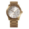 Leff amsterdam Tube watch S42 date brass with pearl case